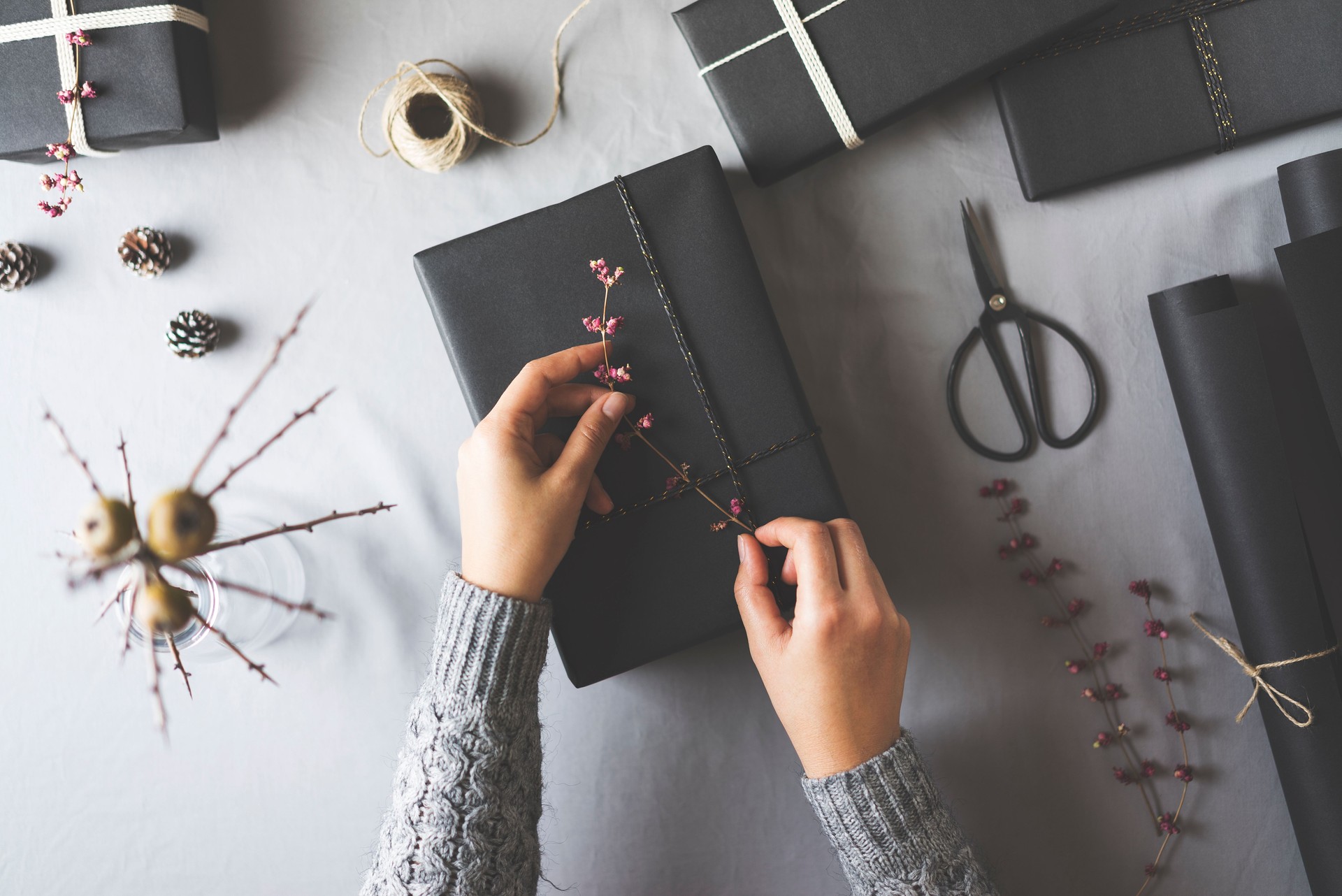 Presenta las manos mujer Regalo Navidad